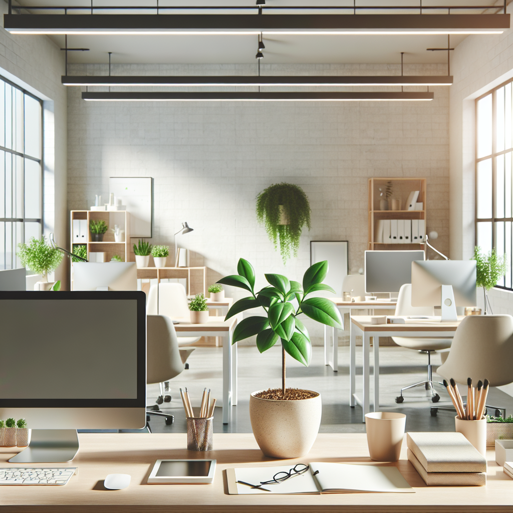 How Can I Create A More Eco-friendly Workspace?